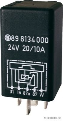 HERTH BUSS ELPARTS 75898134 -  Реле, топливный насос
